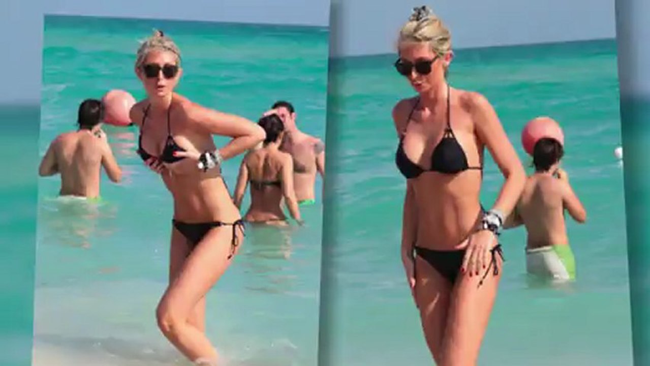 Silvia Abbate im Bikini