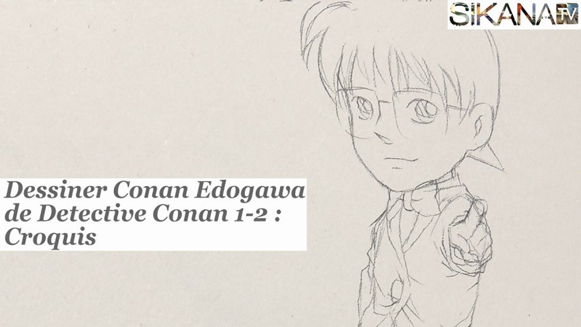 Manga Dessiner Conan Edogawa 1 2 Le Dessin Hd