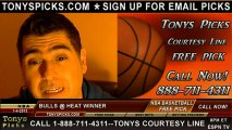 Miami Heat versus Chicago Bulls Pick Prediction NBA Pro Basketball Odds Preview 1-4-2013