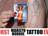 Worst Marilyn Monroe Tattoo Ever
