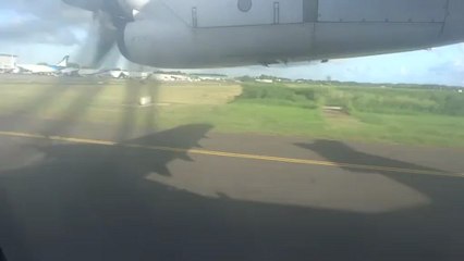 Atterissage Guadeloupe