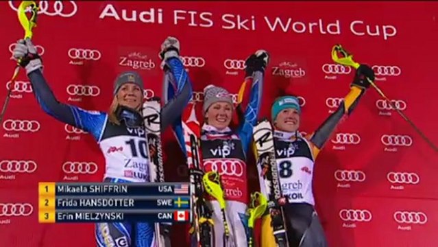 ESQUÍ ALPINO - Copa del Mundo - Shiffrin gana el Slalom de Zagreb