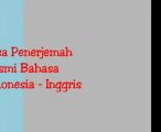 Jasa Penerjemah Resmi Inggris Indonesia Bahasa
