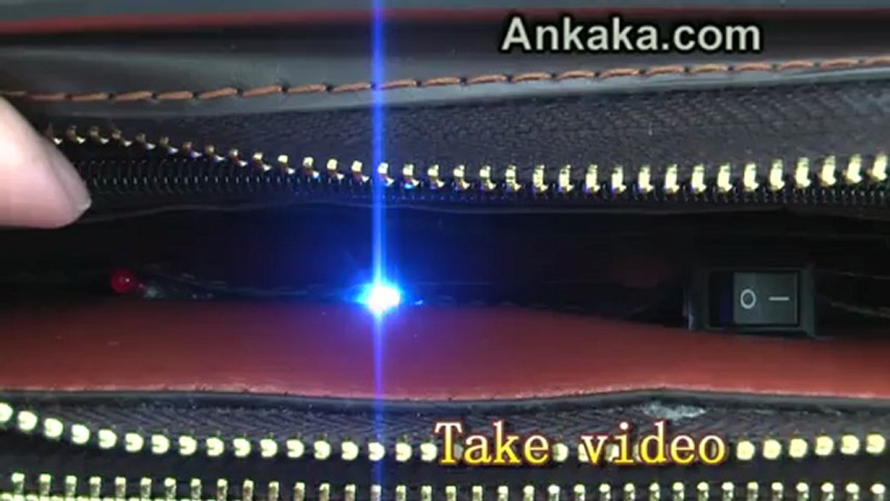 Instruction On How To Use 1280x720P HD 8GB Spy Hidden DVR Bag With Remote Controller