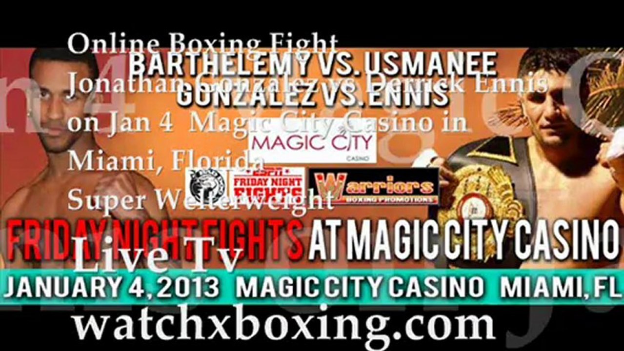 Watch Boxing Fight Jonathan Gonzalez vs Derrick Ennis