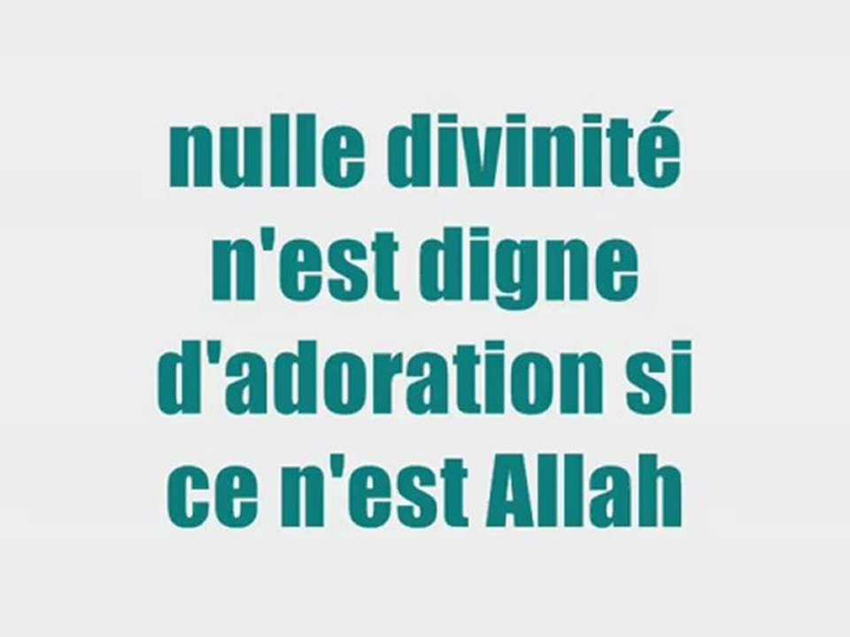 Le Pire Des Péchés en Islam - islam