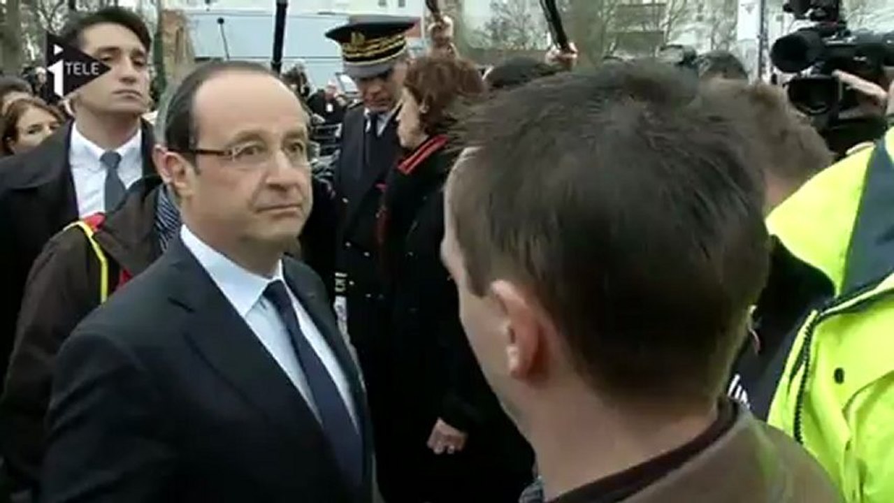 François Hollande chez Petroplus