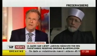 Tahir-ul-Qadri's concept about disrespect cartoons of Denmark