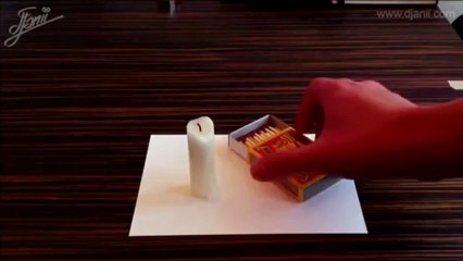 Illusions en 3D papier