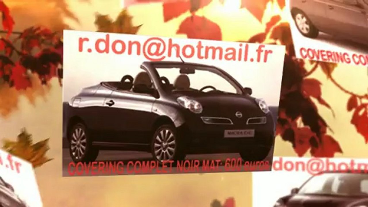 Nissan Micra, Nissan Micra, essai video Nissan Micra, covering Nissan Micra, Nissan Micra peinture noir mat