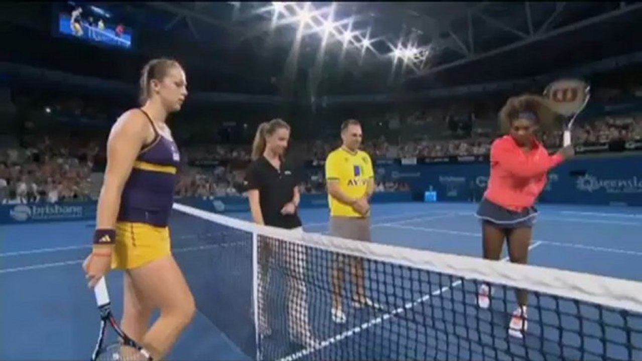 Brisbane: Nach nur 51 Minuten! Serena Williams gewinnt Titel