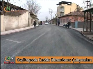 Yeşiltepede Cadde Düzenleme Çalışmaları