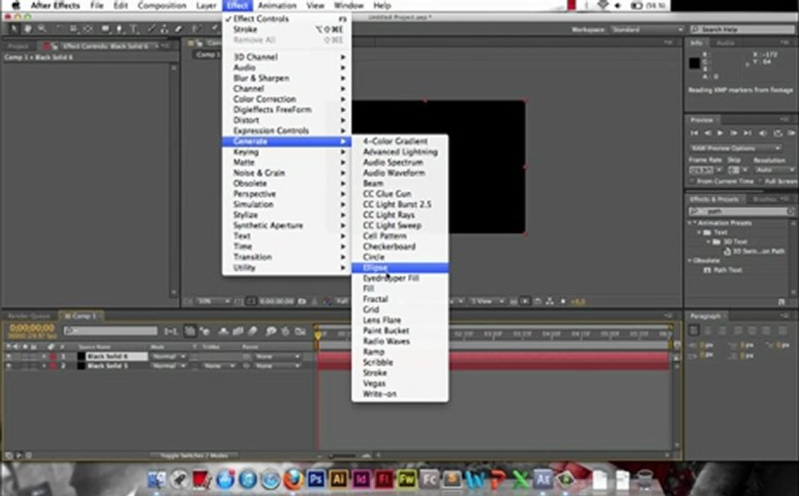 Créatiim - Animer une courbe et un objet en fonction d'une courbe sur After Effect
