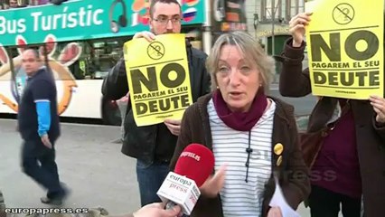 Reivindican en Barcelona la subida del transporte público