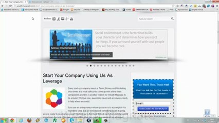 start your company using us as leverage