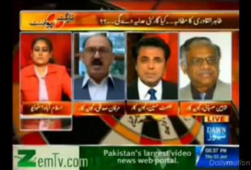 Talat Hussain excellent analysis on Tahir ul Qadri Agenda