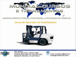 Curso de Empilhadeira Formação de Operador e Reciclagem