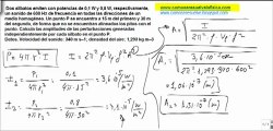 Fisica movimiento ondulatorio intensidad sonora