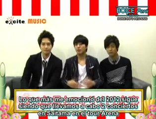 CNBLUE SALUDO DE AÑO NUEVO EXICITE MUSIC