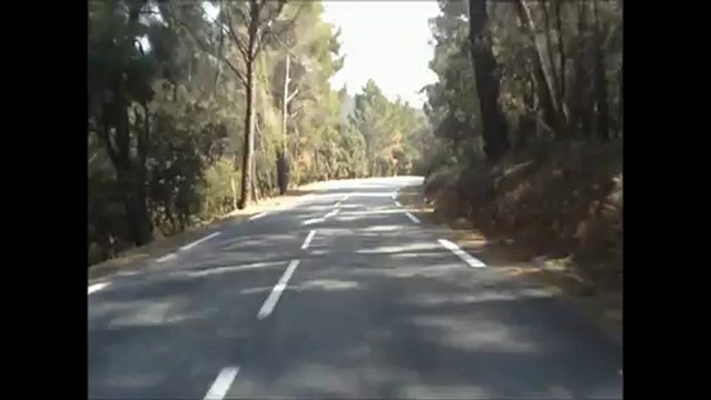 ballade 3 du lac de sainte croix a aups (var) en moto