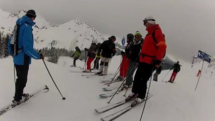 "GoPro-HD" Ski Hors piste à La Ramaz-Praz de Lys