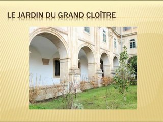 L'abbaye de Samos, espace d'exposition du grand cloître.