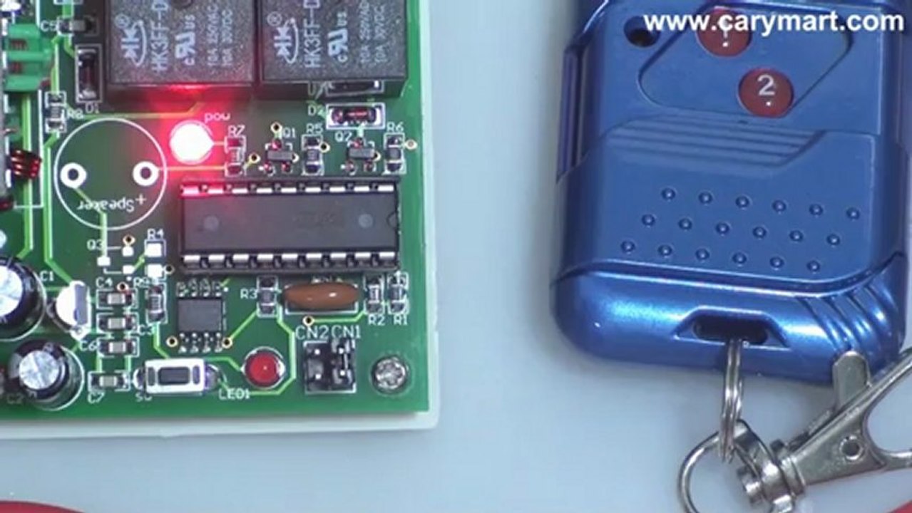 2CH DC RF Remote Control System for On Off Electrical Devices