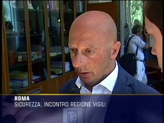 Sicurezza, incontro Regione Lazio - Vigili