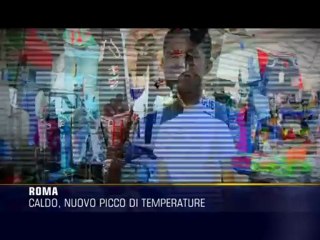 Caldo a Roma, temperature record