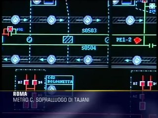 Metro C, sopralluogo di Tajani