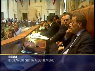 Campidoglio, bilancio rinviato a settembre