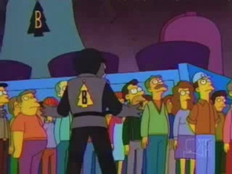 Michael Jackson parody in The Simpsons