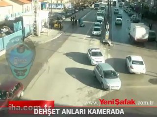 Dehşet anları kamerada