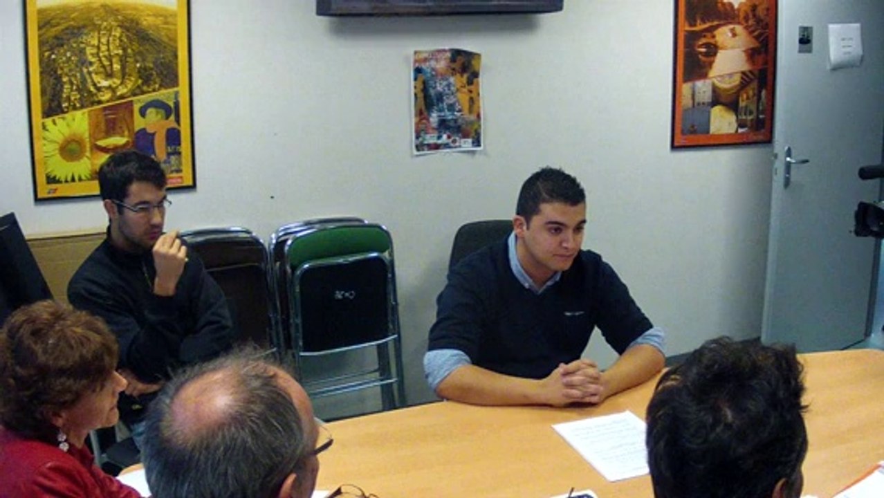 Aveyron: AJAL au Jury AJIR: Maxime explique le projet de scène locale