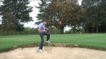 Playing from the upslope of a bunker - Richard Ellis - Today's Golfer