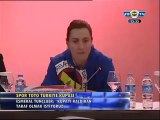 5 Ocak 2013 ST Kadınlar Türkiye Kupası Final Maçı Basın Toplantısı