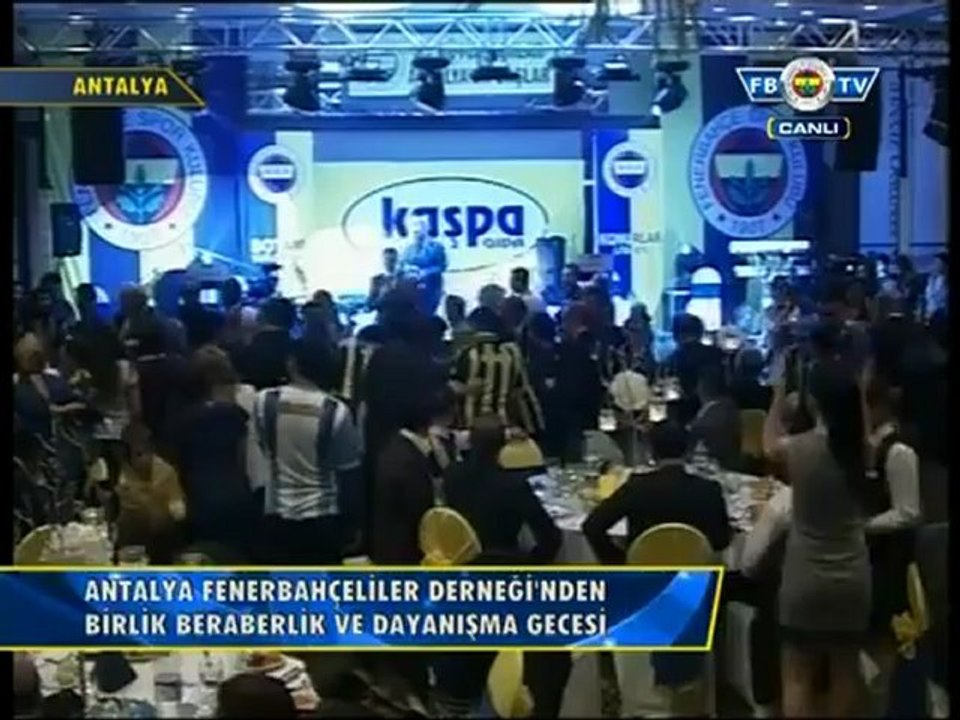 5 Ocak 2013 Antalya Fenerbahçeliler Derneği Gecesinde Volkan Demirel Konuşması