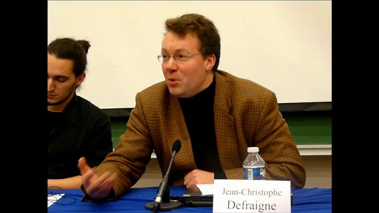 7-Intervention III Jean-Francois Defraigne - Conférence débat sur le thème "Quel avenir pour la zone euro ?" à l'Université libre de Bruxelles, le 30 nov.  2012