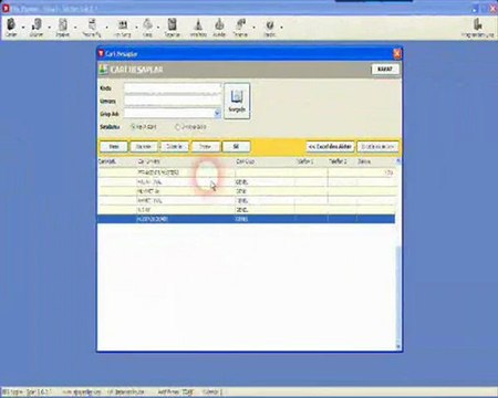 EBS Barkodlu satış programına cari eklemek