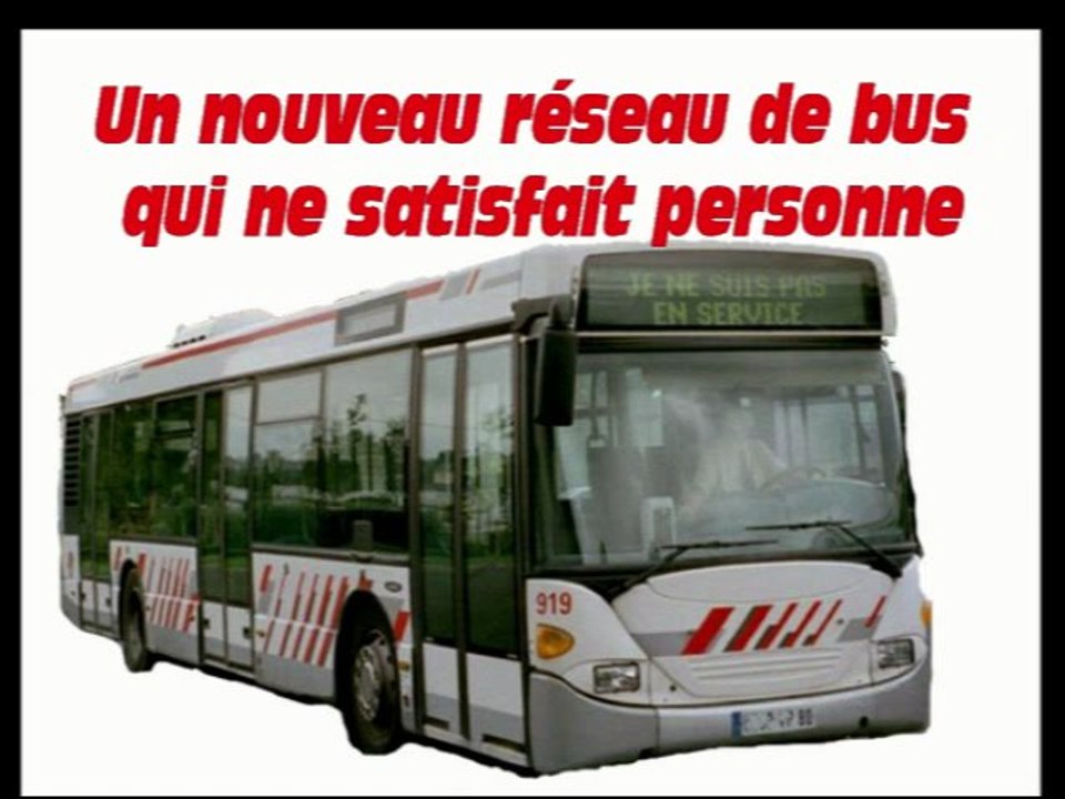 Réseau de bus amiénois : les profits passent avant les besoins des usagers.