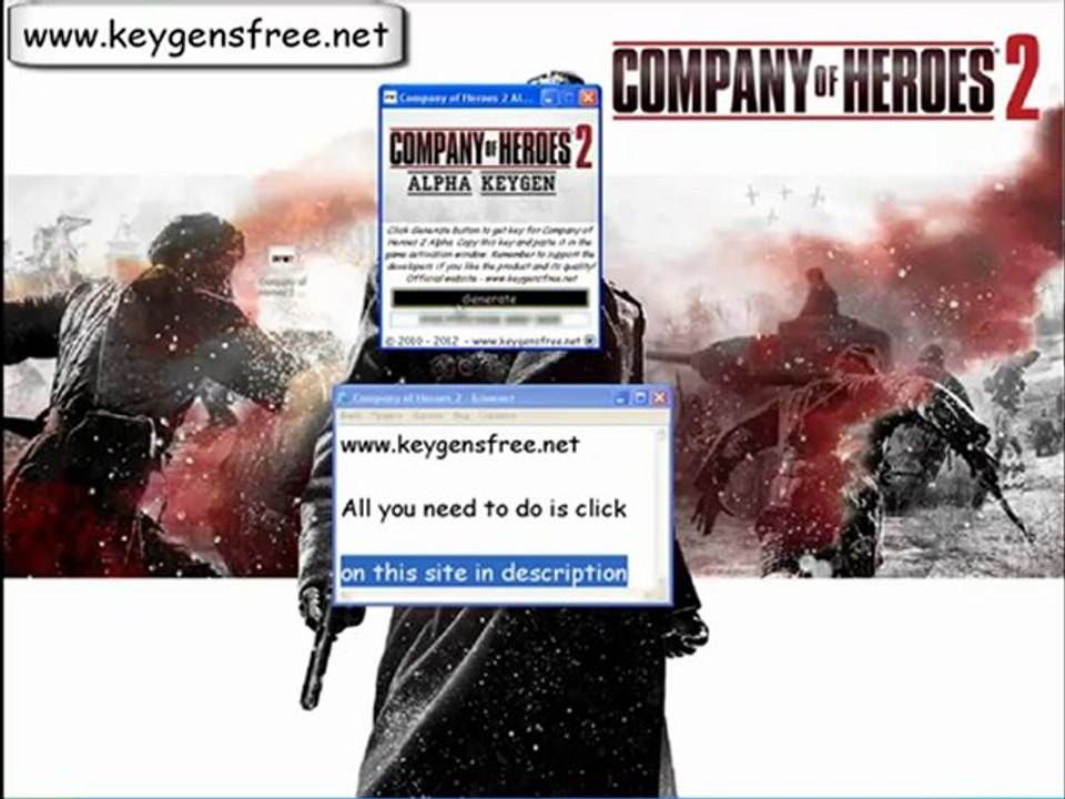 Company of Heroes 2 alpha Keygen Crack + Torrent \ FREE Download , Télécharger gratuitement