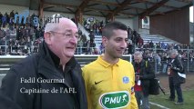 Fadil Gourmat attaquant et capitaine de Mende Avenir Foot Lozère (AFL) Petit Poucet de la Coupe de France 2013