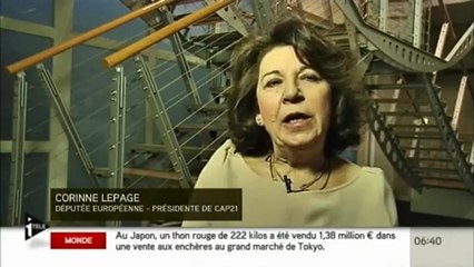 05/01/13 ITELE, Corinne Lepage critique la mise en avant du Mariage Pour Tous, sujet de division