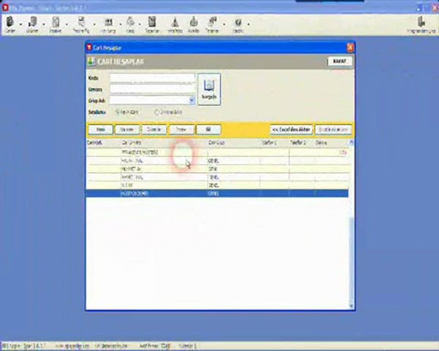 EBS Ticari ve Barkod'lu Satış Programında Toptancıya veya alacaklı cariye ödeme nasıl yapılır?