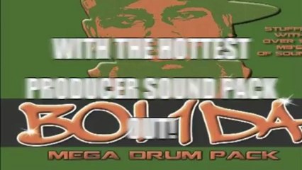 Boi1-Da Drum Sample Pack