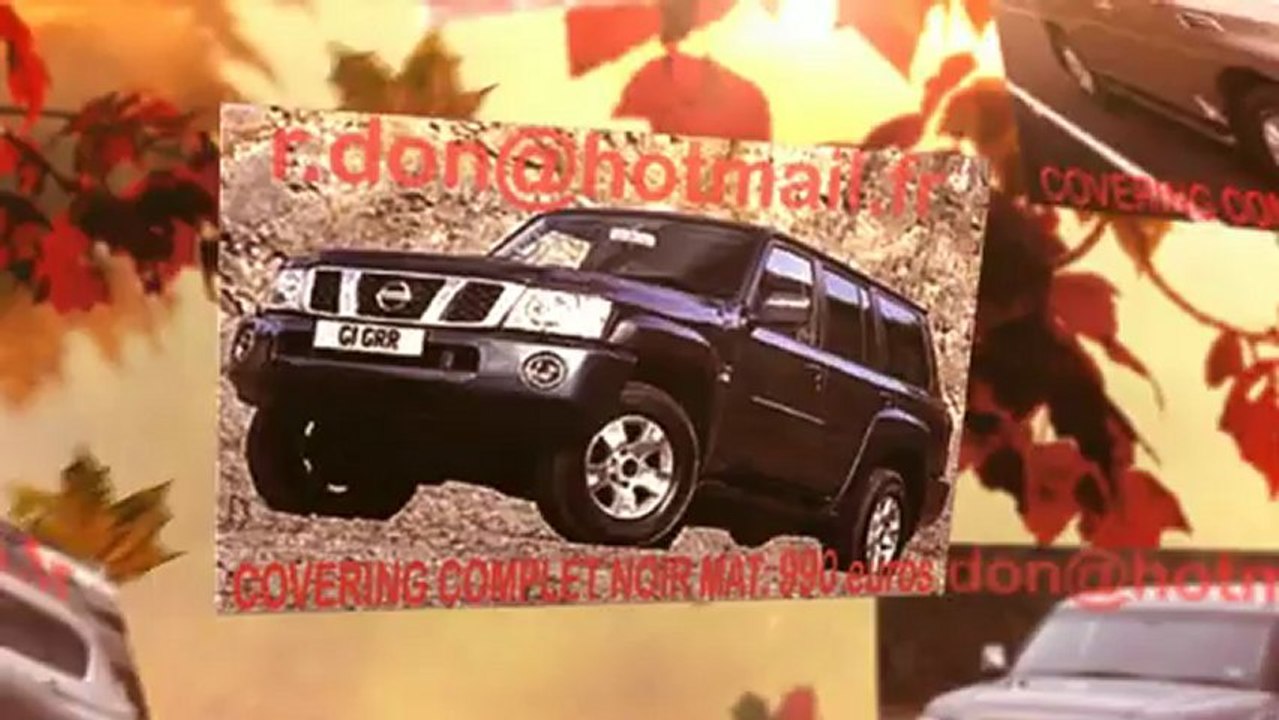 Nissan Patrol, Nissan Patrol, essai video Nissan Patrol, covering Nissan Patrol, Nissan Patrol peinture noir mat