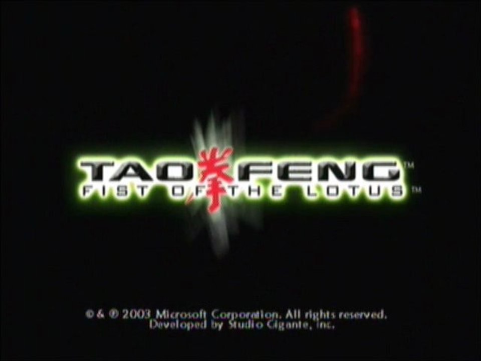 Présentation démo Tao Feng : Fist of the Lotus sur Xbox