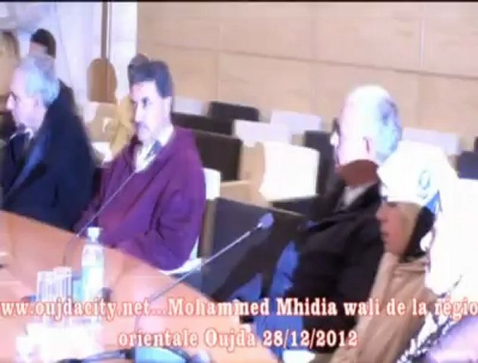 كلمة محمد مهيدية  والي الجهة الشرقية عامل عمالة وجدة انكاد خلال حفل تكريم مجموعة من الموظفين المحالين على التقاعد بعمالة وجدة انكاد