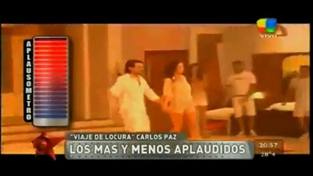 Pedro y Paula aplausometro en Ponele la Firma - 06 de Enero