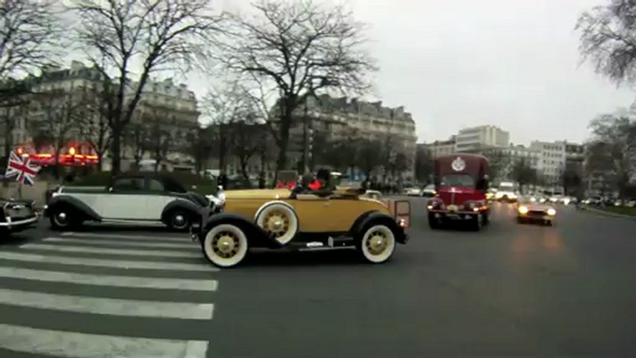 13ème traversée de Paris en anciennes - le 06/01/13